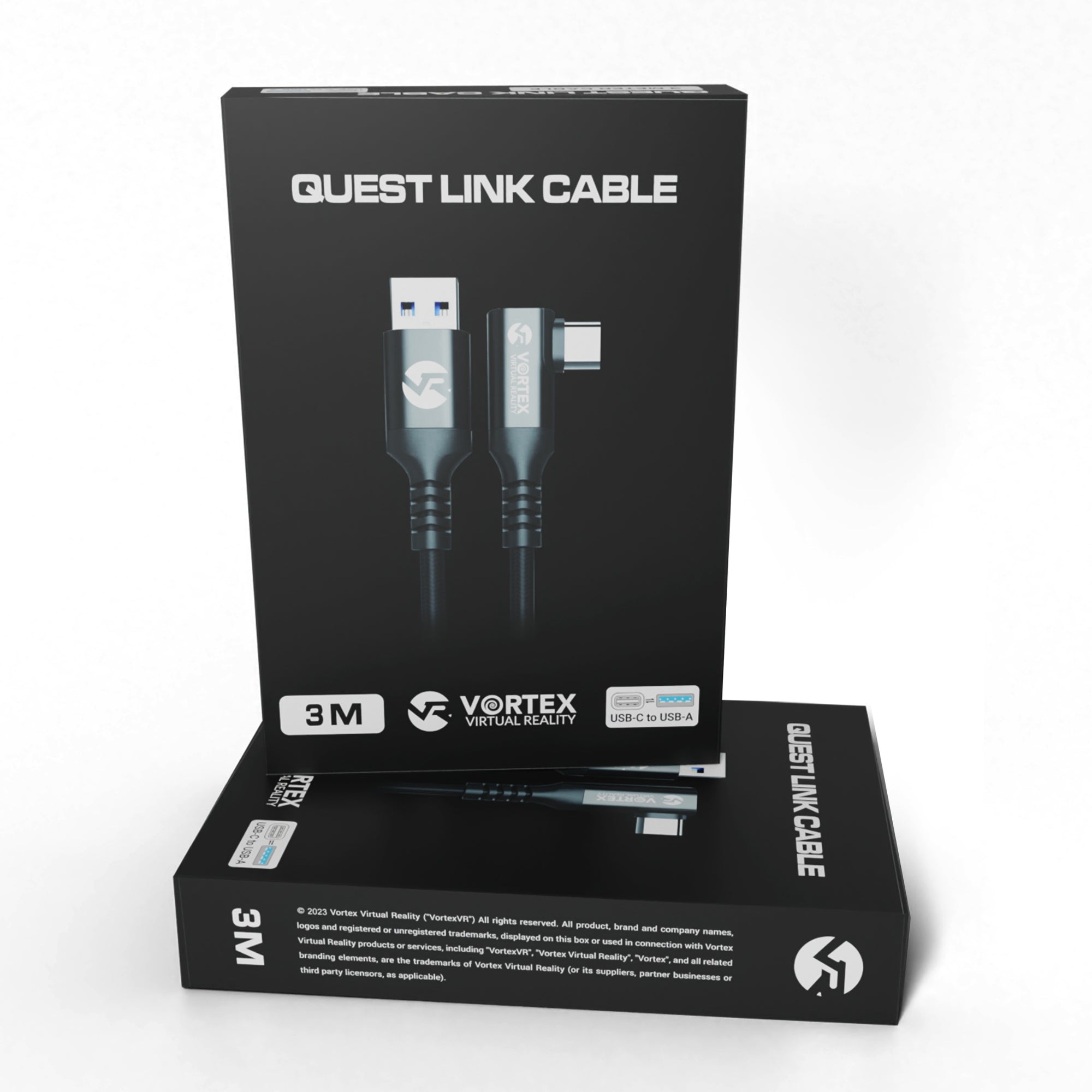 Ny 3 meter kabel fra VortexVR USB-A til USB-C Oculus Link Quest 3, Quest 2
