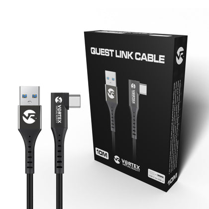 Sett med 10m USB-A-kabel + kabelopphengskroker | Oculus Quest 2