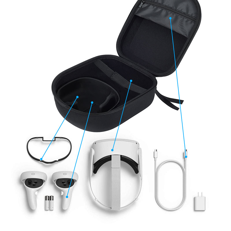 Kompakt etui for Oculus Quest 2-briller